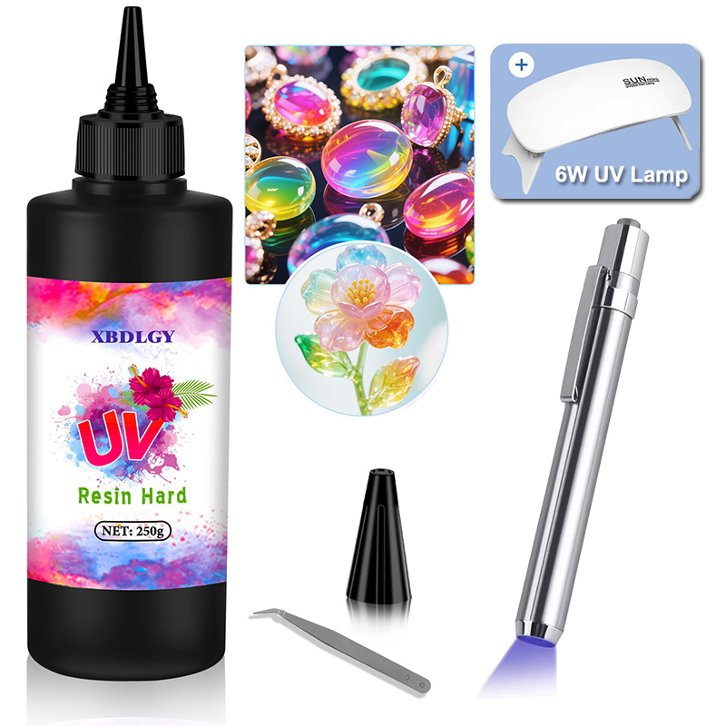 Resin Art Epoxy - Pegamento duro de resina UV de