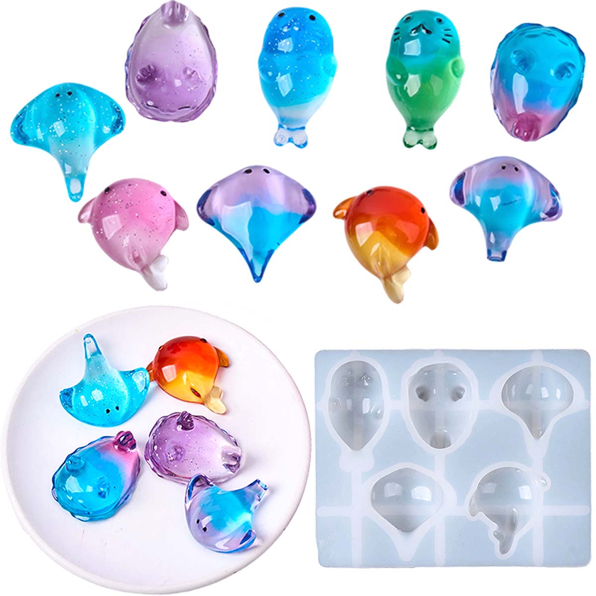 Resin Art Epoxy - Molde de silicona 3D de rayo
