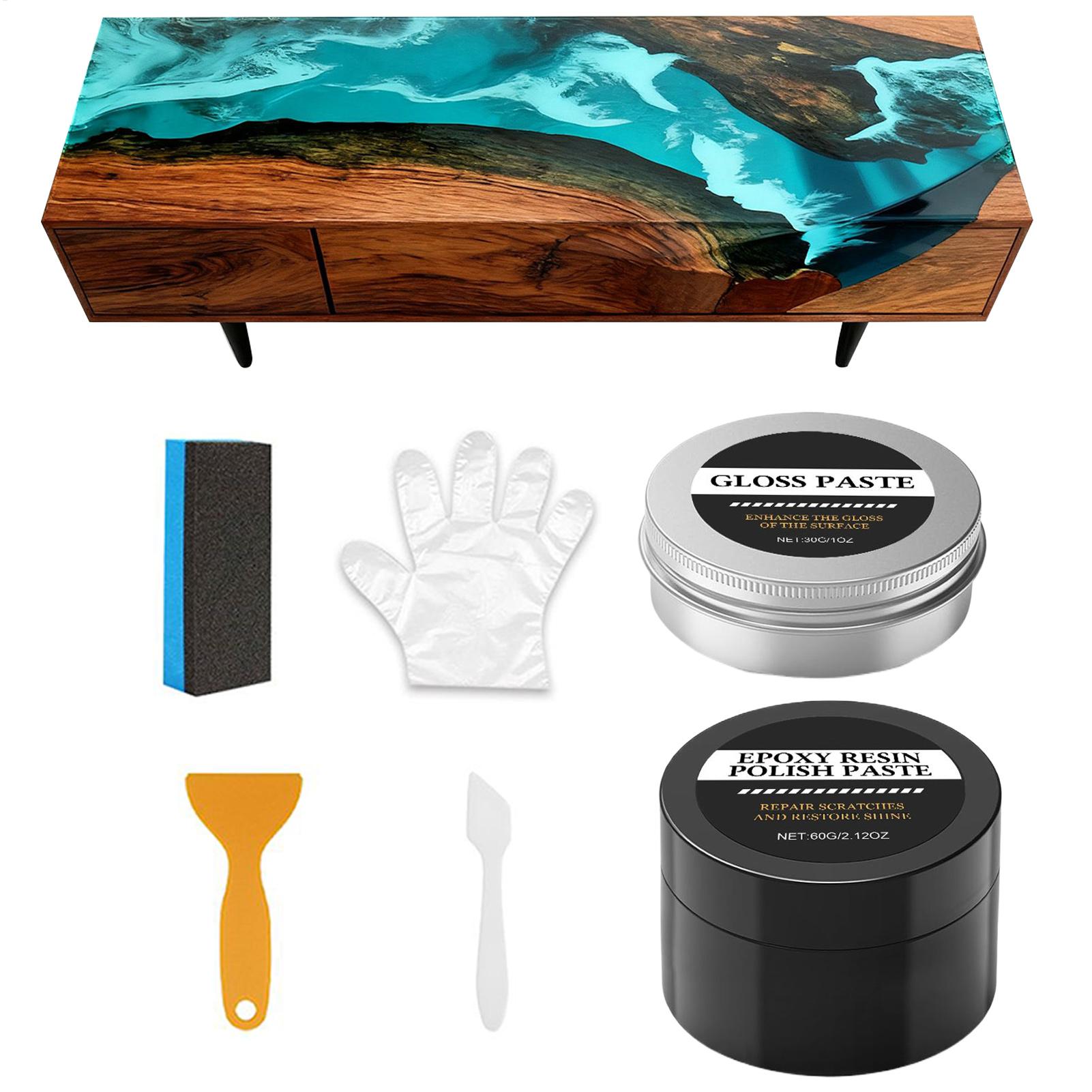 Resin Art Epoxy - Kit de pulido de resina epoxi,