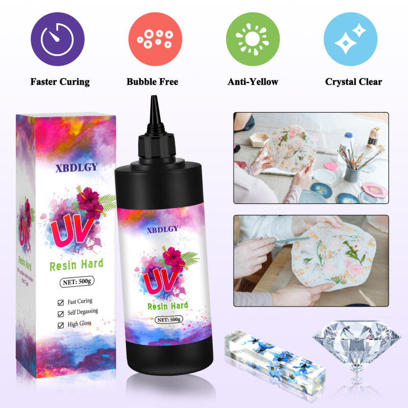 Pegamento duro de resina UV de - Resin Art Epoxy reseña y precio