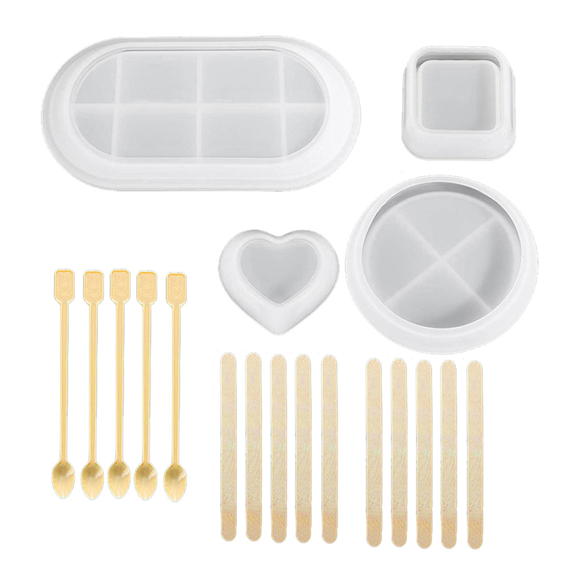 AB47-bandeja molde de silicona - Coaster Mold Square reseña y precio