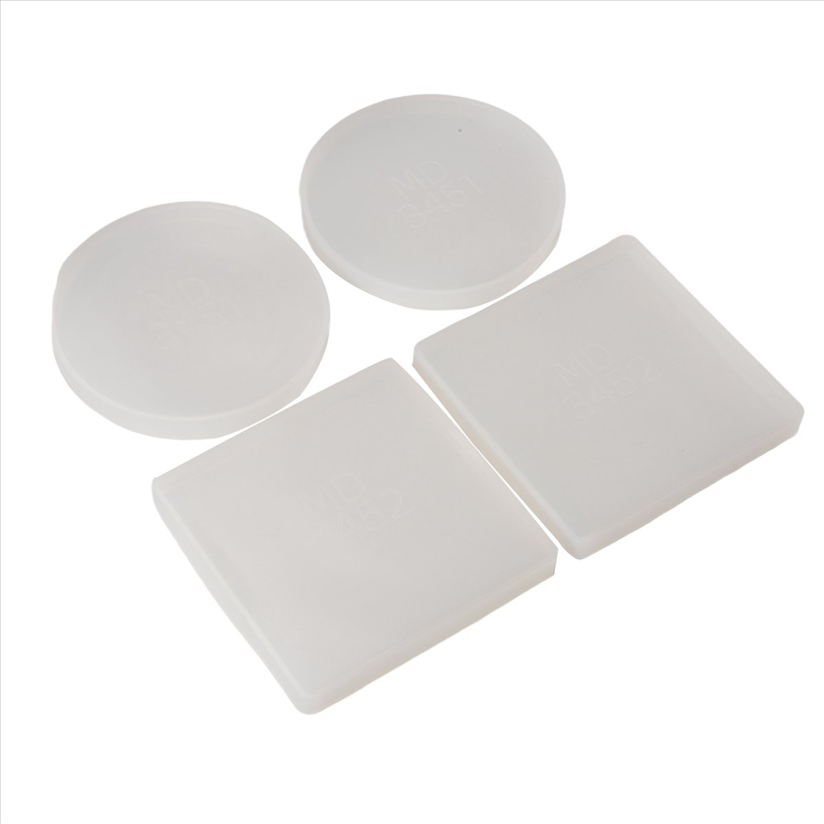 feelfeel Paquete de 4 Moldes d - Coaster Mold Square reseña y precio
