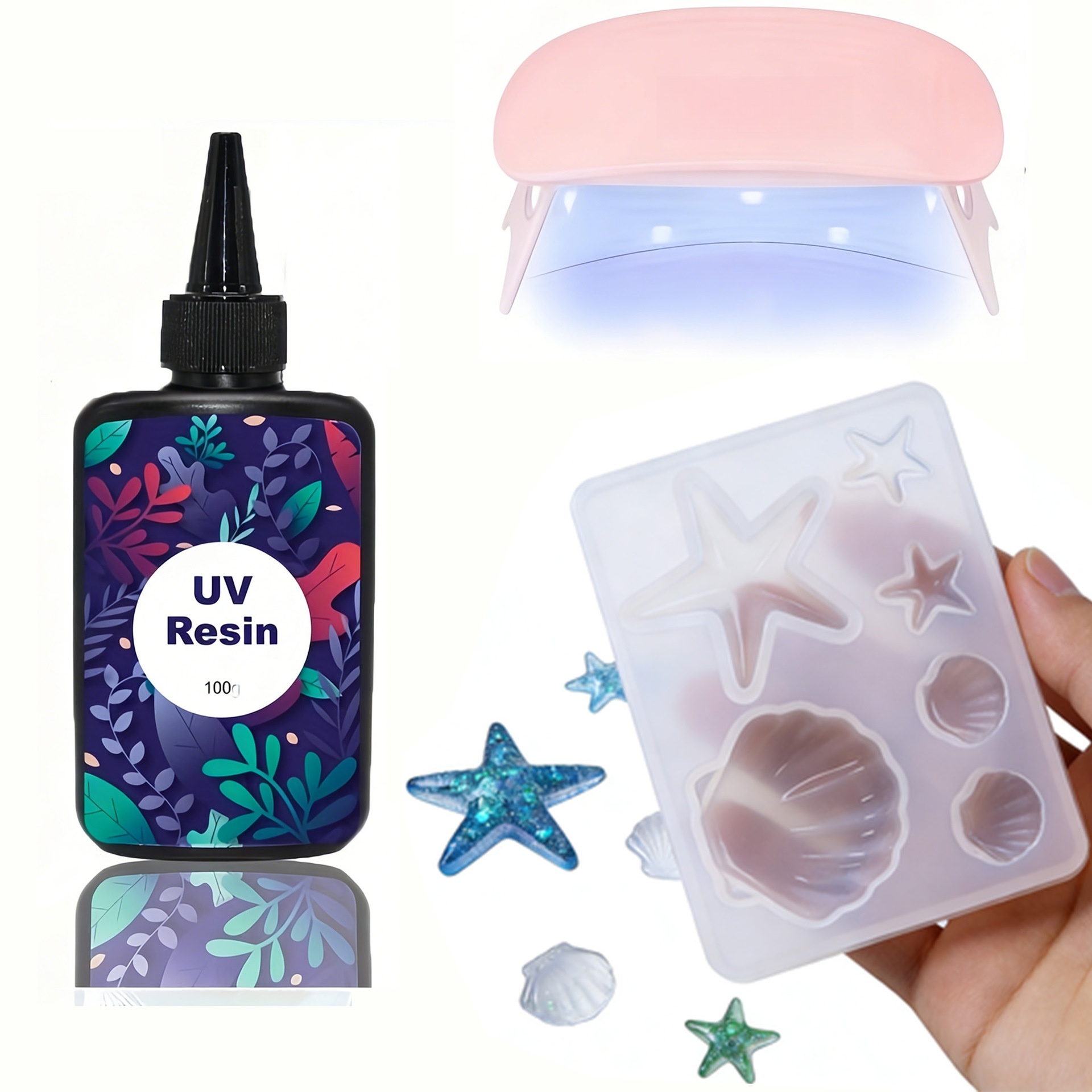 Molde de Silicona para Hacer J - Resin Art Uv reseña y precio