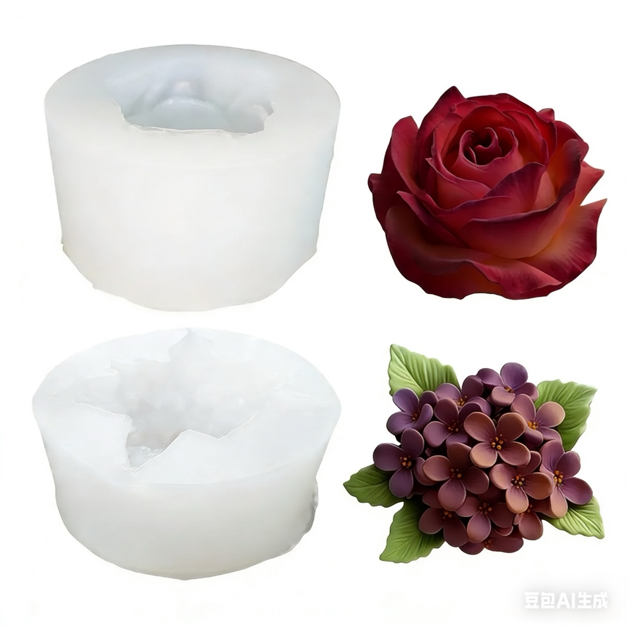 2 piezas de moldes de silicona - Resin Art Design For Wedding reseña y precio