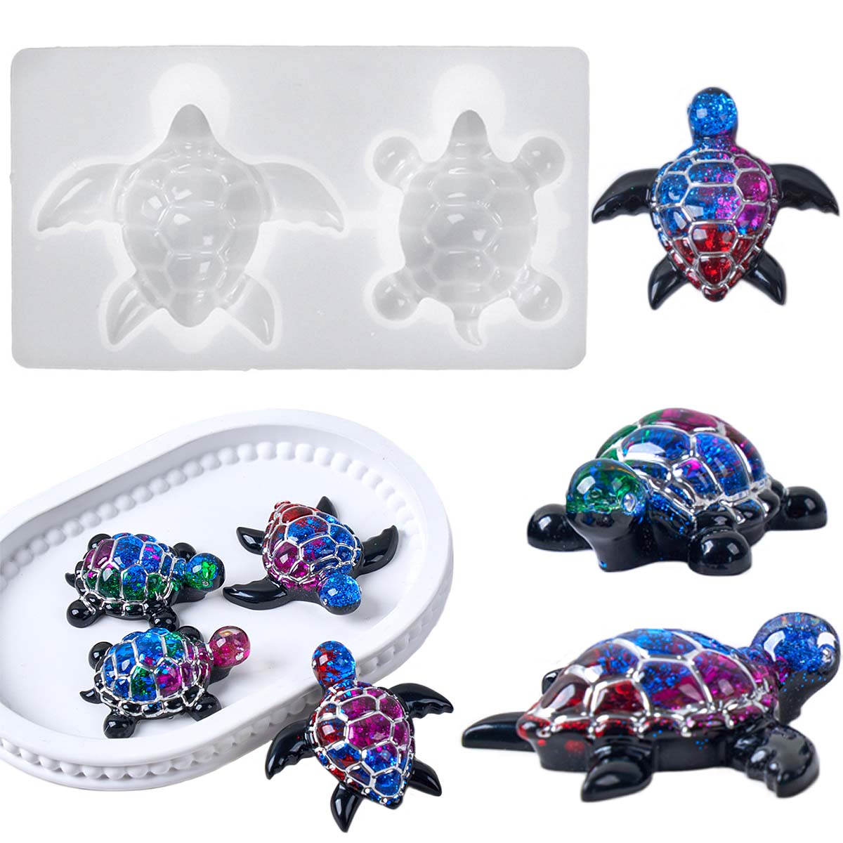 LLavero de tortuga marina 3D,  - Resin Art Uv reseña y precio