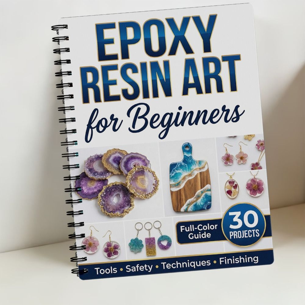 Manual de Arte con Resina Epox - Resin Art Tutorial reseña y precio